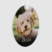 Elégant Mémorial Photo pour animaux de compagnie (devant)