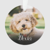 Elégant Mémorial Photo pour animaux de compagnie (devant)