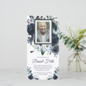 Elégant mémorial Rose de la marine funéraire Merci (Debout devant)