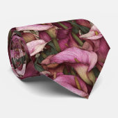 Elegant Men Gifts Calla Lilies Stropdas (Opgerold)