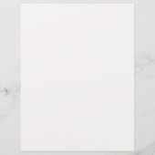 Elégant menu de menthe Turquoise Florale (Dos)