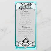 Elegant Menu Kaart Kleur 1 (Achterkant)