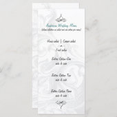 Élégant menu Mariage de défilement (Devant / Derrière)
