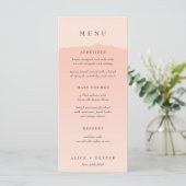Élégant menu Mariage de dégradé de vidage (Debout devant)