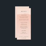 Élégant menu Mariage de dégradé de vidage<br><div class="desc">Ce menu mariage simple aux couleurs vives ajoute une touche d'élégance à votre décor de mariage. Tout le texte est modifiable,  il suffit de cliquer sur "Personnaliser ce modèle". Des articles correspondants,  y compris la suite de Faire-part de mariage,  sont également disponibles.</div>