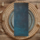 Elégant menu Mariage en marbre bleu