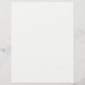 Élégant menu Mariage Floral (Dos)