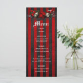 Élégant menu Mariage Halloween (Debout devant)
