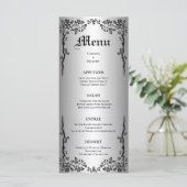 Élégant menu Mariage Halloween (Debout devant)