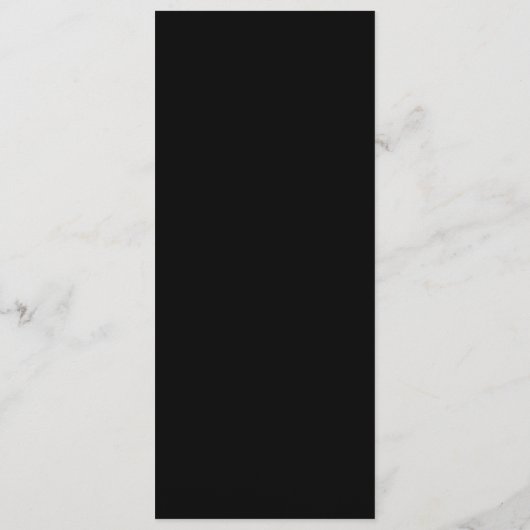 Élégant menu Mariage minimaliste (Dos)