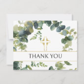 Élégant Merci commémoratif de la Croix d'or Eucaly (Devant)