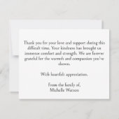 Élégant Merci commémoratif de la Croix d'or Eucaly (Dos)