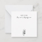 élégant Merci d'affaires Carte d'achat (Dos)