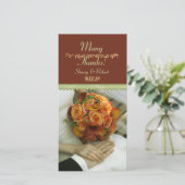 Élégant Merci de bouquet (Debout devant)