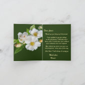 Élégant Merci de Bridesmaid Floral Full Bloom (Intérieur)