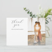 Élégant Merci de Fête des mariées photo (Debout devant)