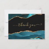 Élégant Merci de Parties scintillant de vieillisse (Devant)