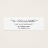 Élégant Merci Floral (Dos)