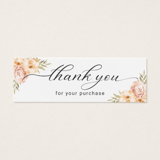 Élégant Merci Floral (Devant)