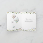 Élégant Merci floral de ballon (Intérieur)