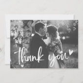 Elégant Merci Mariage de la mariée (Devant)