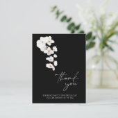 Elégant Merci Mariage orchidée noire et blanche (Debout devant)