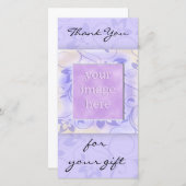 Élégant Merci Mariage violet (Devant / Derrière)