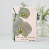 Elégant Merci orchidée pour votre note de sympathi (Debout devant)