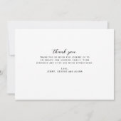 Élégant Merci photo Collage de photos (Dos)