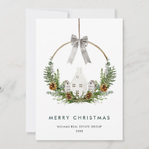 Elegant Merry Christmas Compositie Corporate Feestdagenkaart