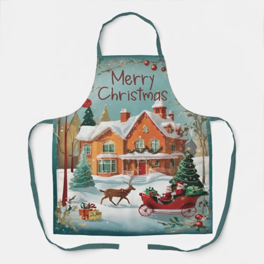 Elegant Merry Christmas Schort (Voorkant)