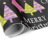 Elegant Merry kerst Cadeaupapier (Rol Hoek)