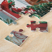 Elegant Merry kerst Legpuzzel (Zijkant)