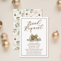 Elegant Merry Little Baby shower Boek Aanvraag
