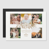 Elegant met gouden kerstflora 5-foto's (Voorkant / Achterkant)