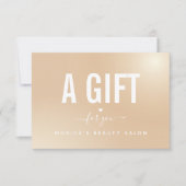 Elegant metaalgradiënt — Minimale klas (Voorkant)