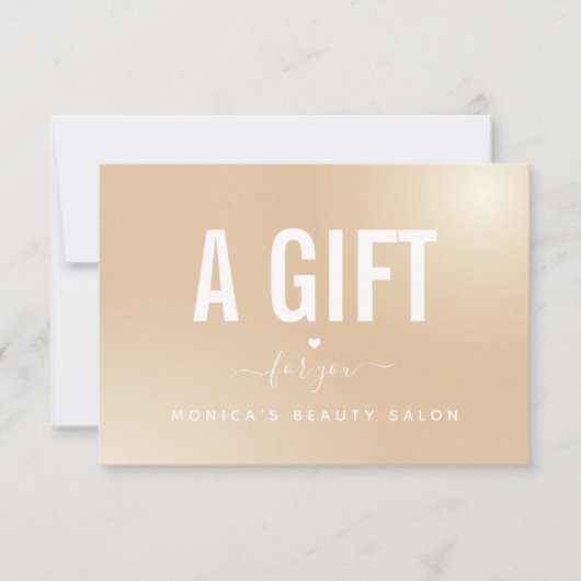 Elegant metaalgradiënt — Minimale klas (Voorkant)