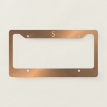 Elegant Metallic Bronze Monogram Mannen