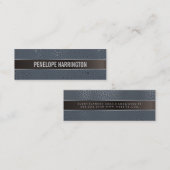 Elegant Metallic Confetti Luxe Mini Visitekaartje (Voorkant / Achterkant)