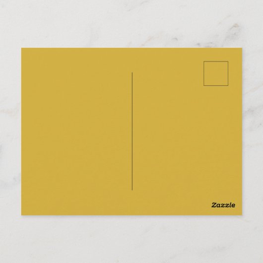 Elegant Metallic Gold Postcard for Special Occasio Briefkaart (Achterkant)