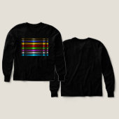 Elegant Metallic Gradient Stripes Design (Motif recto et verso)