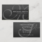 Elegant Metallic Visitekaartje (Voorkant / Achterkant)