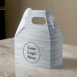 Elegant metallic zilver bedankdoosjes