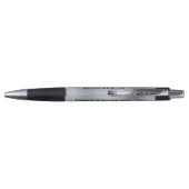 Elegant metallic zilver pen (Achterkant)