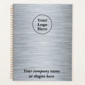 Elegant metallic zilver planner (Voorkant)