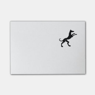 Elegant middeleeuwse hond post-it® notes