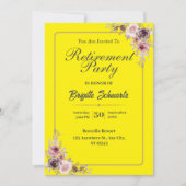 Élégant & Minialiste Photo Retraite Invitation du  (Devant)