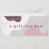 Elegant minimaal abstract zilverglitter (Voorkant)