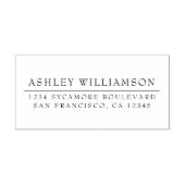 Elegant minimaal adres voor grafische weergave  zelfinktende stempel (Design)