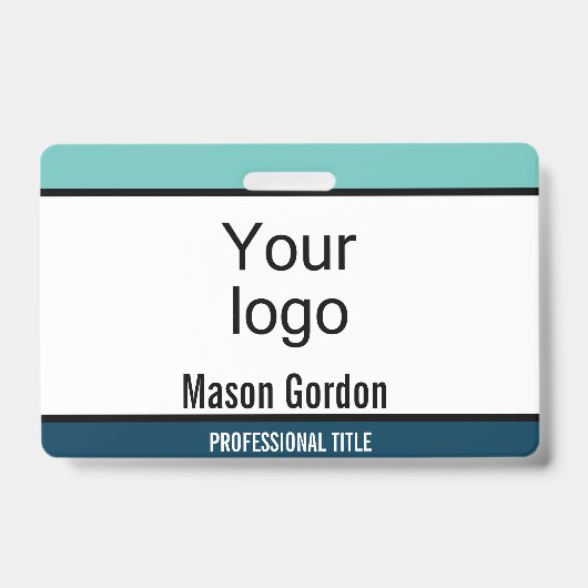 Elegant, minimaal badge (Front)